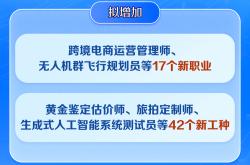 公示！17个新职业、42个新工种亮相