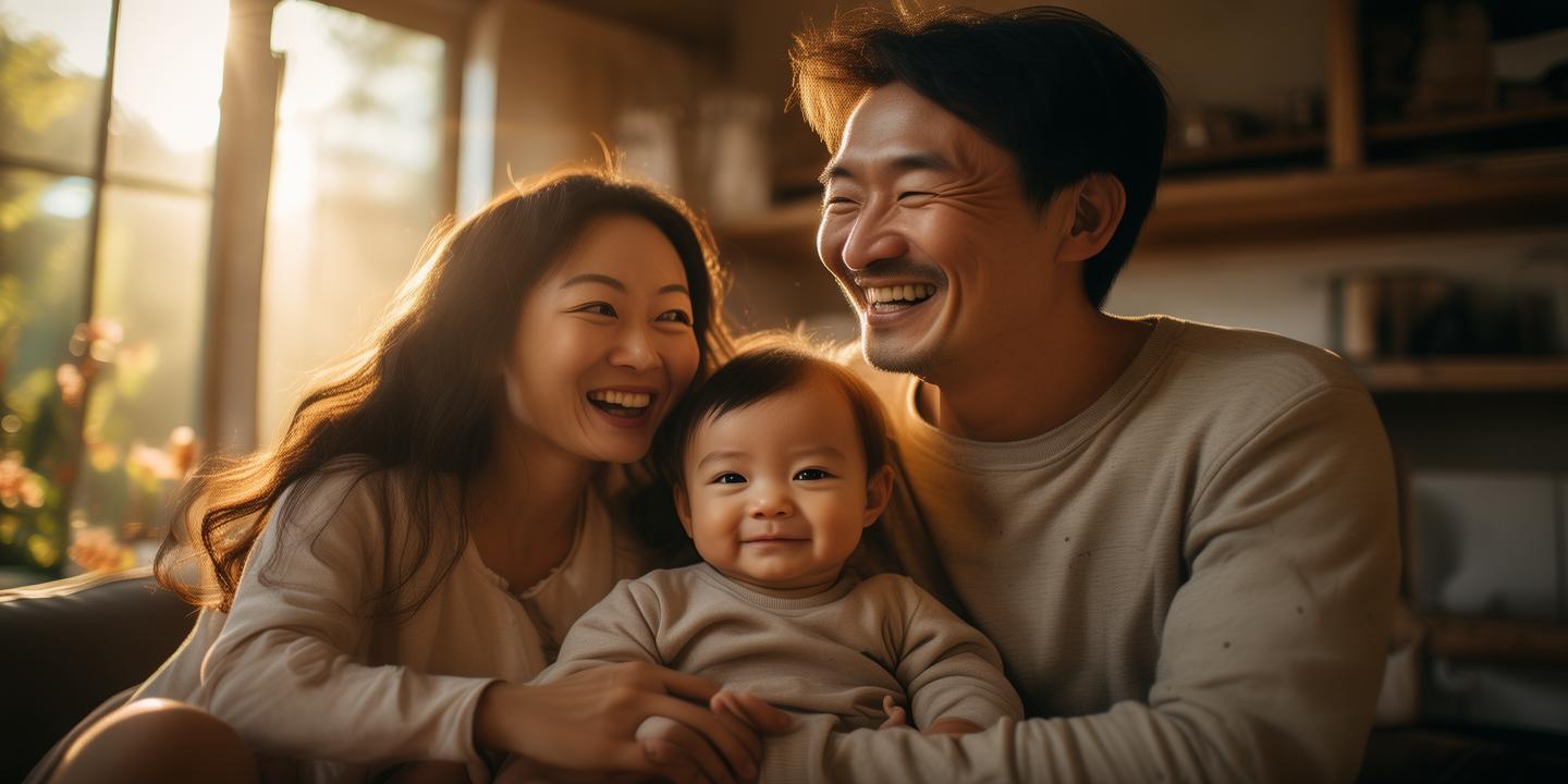 刘文玺张媛一家三口：幸福家庭的温馨时光 第1张