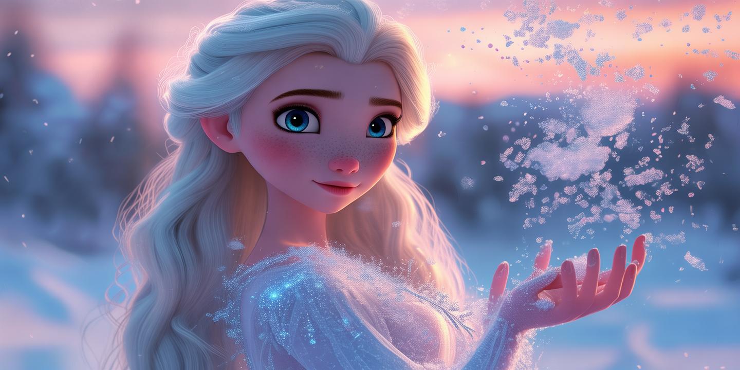 18岁Elsa：青春绽放的冰雪精灵 第1张