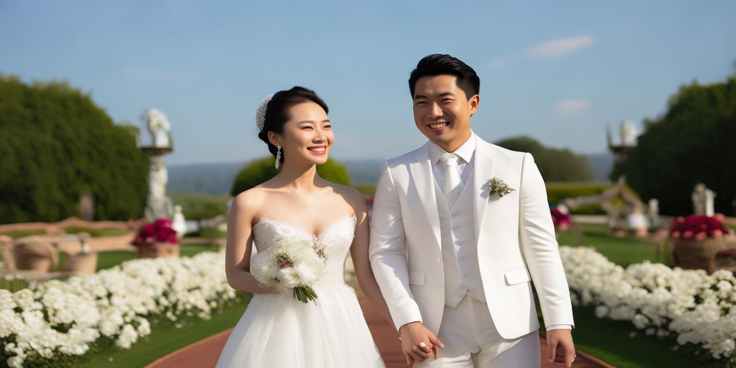 汪小敏与平安甜蜜婚礼,幸福瞬间定格在结婚照中 第1张 汪小敏与平安甜蜜婚礼,幸福瞬间定格在结婚照中 第1张