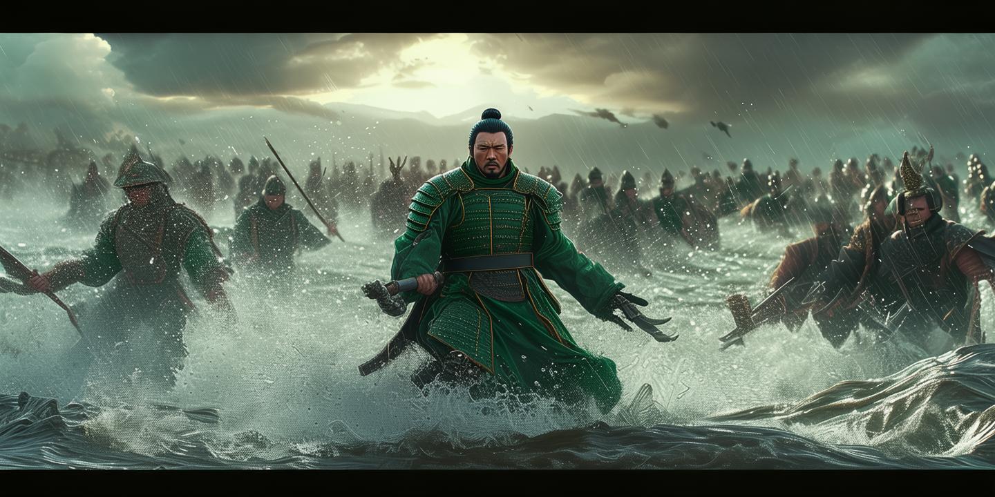 《三国演义》老版全集84剧情:关羽水淹七军,威震华夏 第1张 《三国演义》老版全集84剧情:关羽水淹七军,威震华夏 第1张