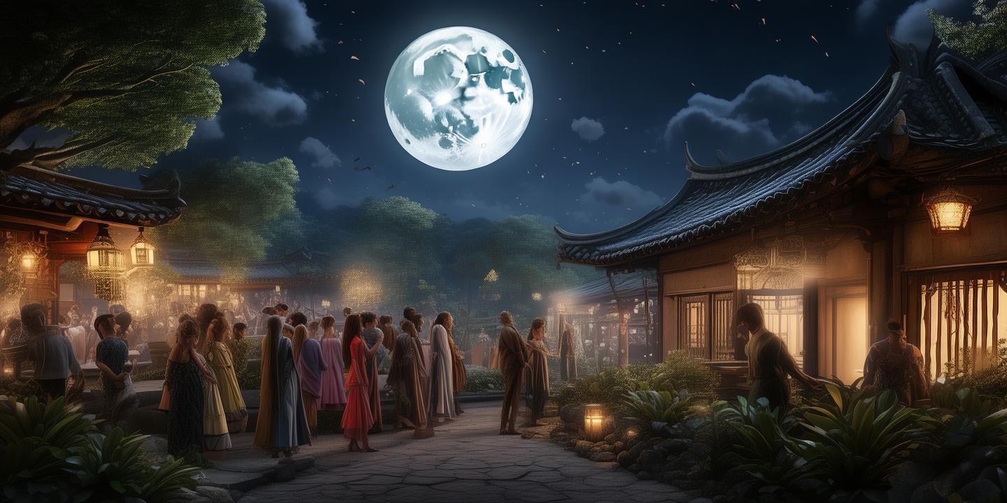 八月十五夜玩月赏析：古韵今风，共赏明月之美 第1张