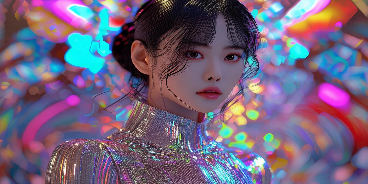 周秀娜3D写真：数字艺术与时尚融合的视觉盛宴 第1张