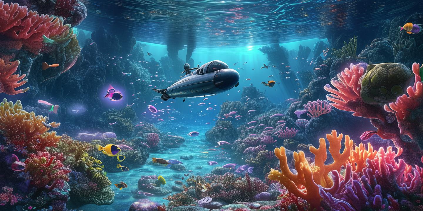 尼摩船长与阿龙纳斯在海底环球旅行的奇幻航线 第1张