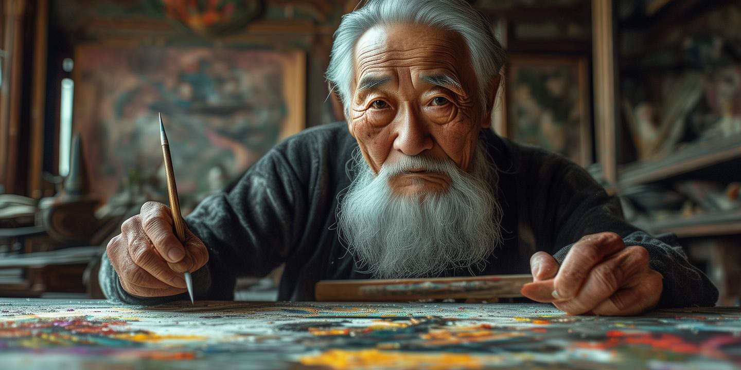 韩雪爷爷:一位跨越时代的艺术大师 第1张 韩雪爷爷:一位跨越时代的艺术大师 第1张