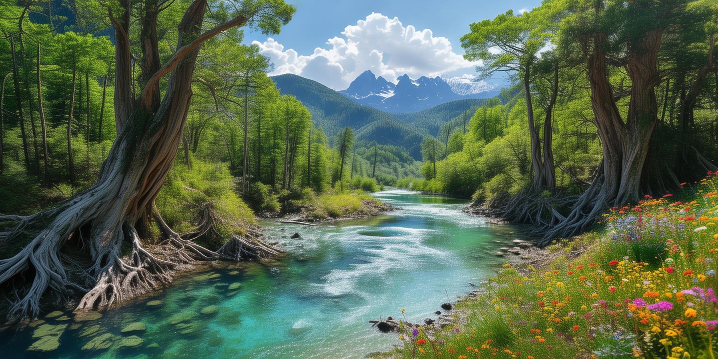 探寻自然奇观:黄连河风景区的美丽画卷 第1张 探寻自然奇观:黄连河风景区的美丽画卷 第1张